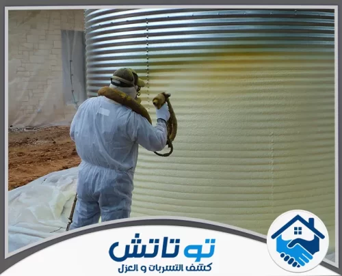 شركة غسيل خزانات وعزل في الشارقة 0565603382 شركة توتاتش تنفيذ عزل مائي إيبوكسي من الداخل سد الشقوق وحماية الخرسانة لضمان مياه نقية خالية من البكتيريا والتسرب.